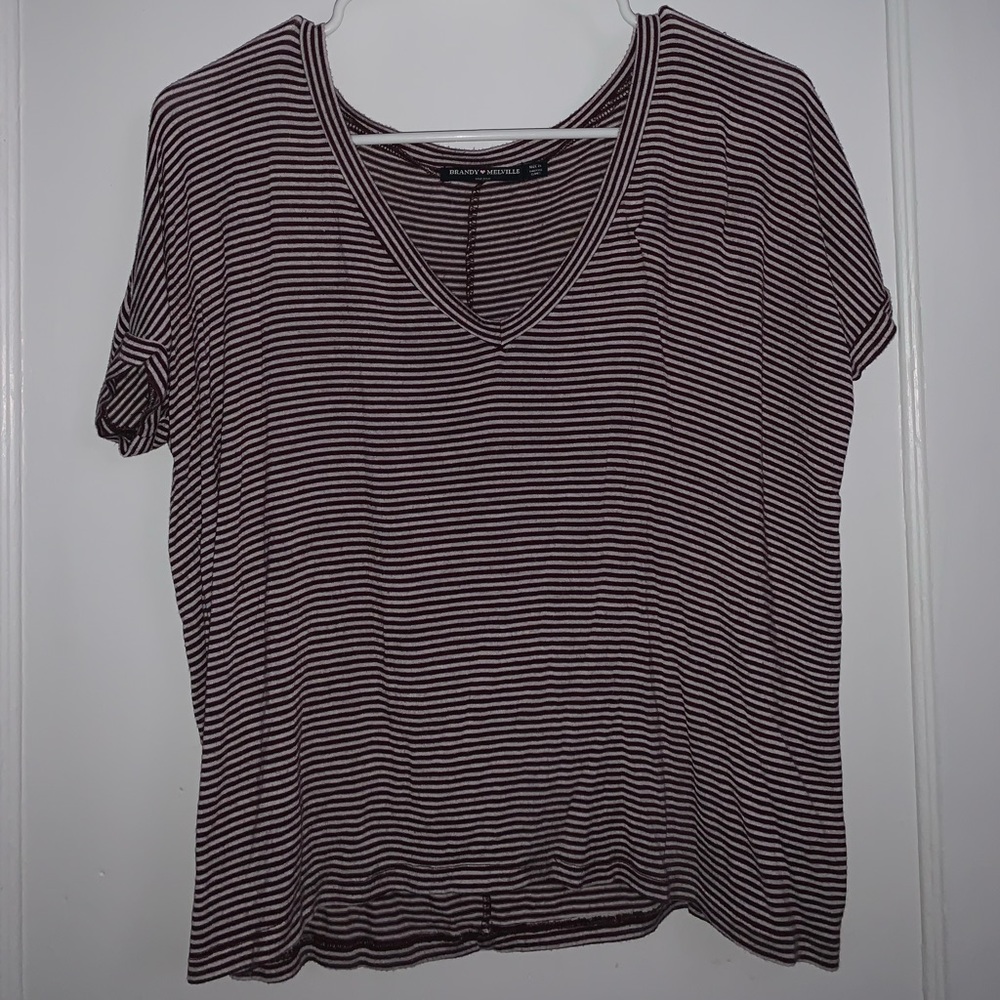 Short sleeve v neck
